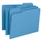 Smead Folder, File, Ltr, 1/3, Blue Pk SMD12043 - alternate 1